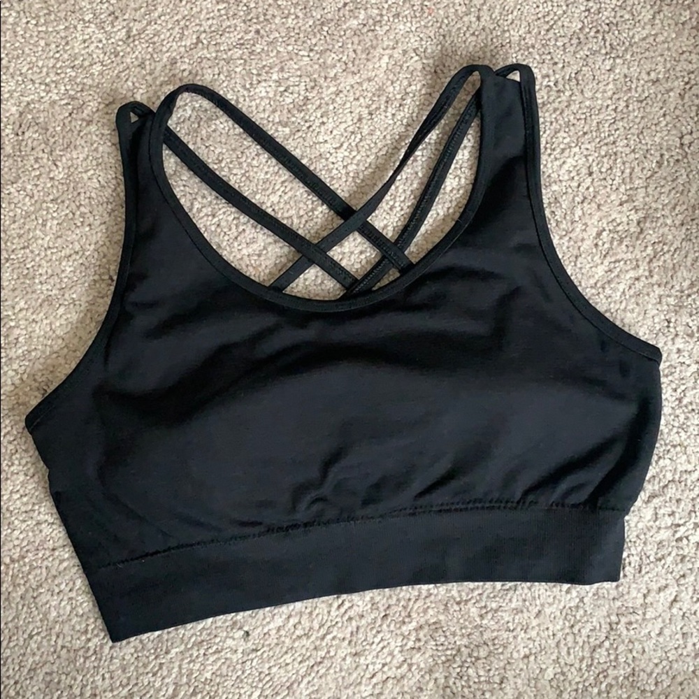 Black Alphalete Sports bra
